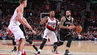 Фрагменты матча «Портленд» — «Бруклин»