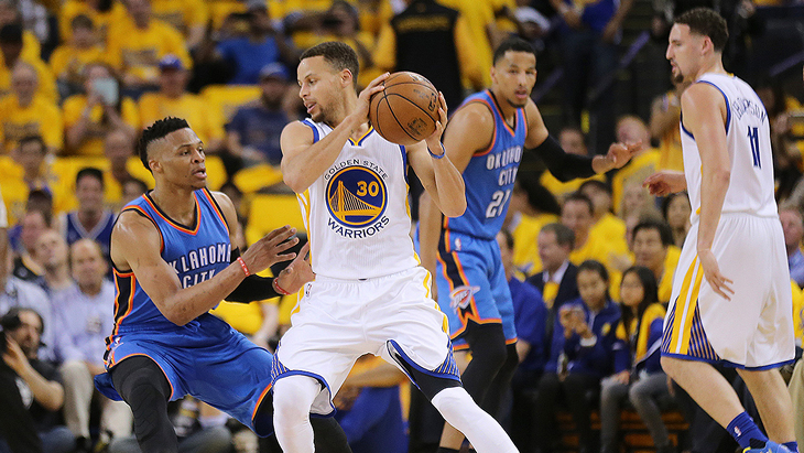 Расселл Уэстбрук и Стивен Карри