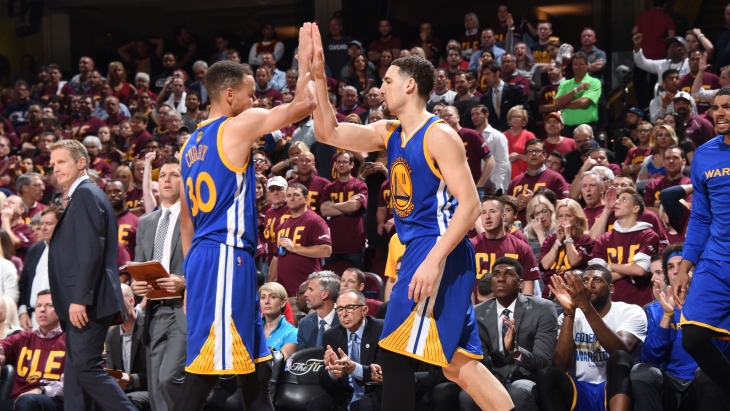 Стивен Карри и Клэй Томпсон