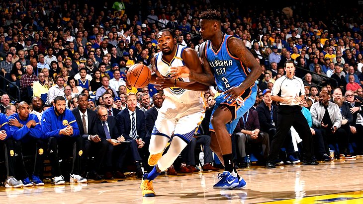 Кевин Дюрант стал лучшим игроком матча между «Голден Стэйт» и «Оклахома-Сити»