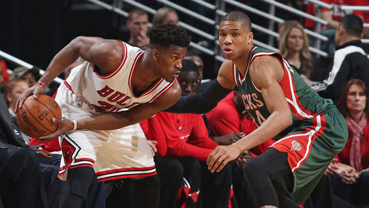 Джимми Батлер и Яннис Адетокунбо