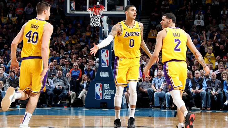 Баскетболисты «Лейкерс»