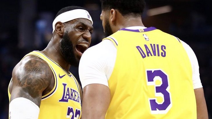 Леброн Джеймс и Энтони Дэвис