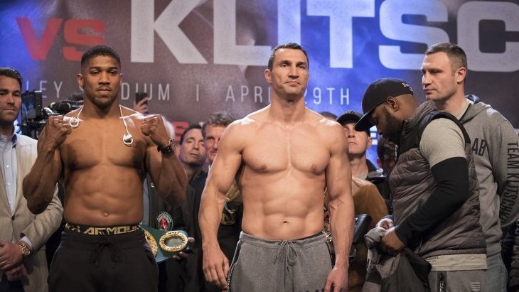 Владимир Кличко и Энтони Джошуа