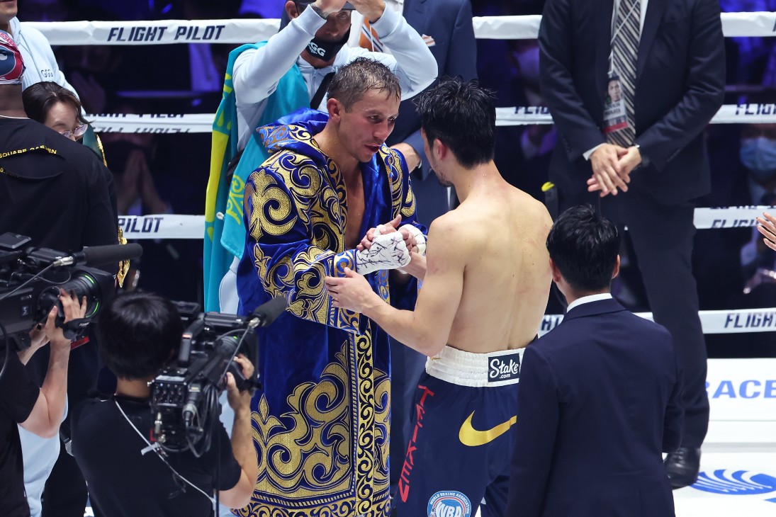 Геннадий Головкин и Рета Мурата