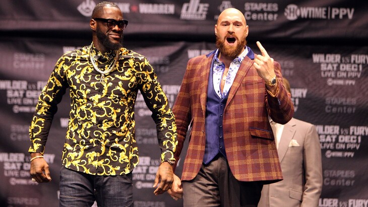 Деонтей Уайлдер и Тайсон Фьюри Деонтей Уайлдер и Тайсон Фьюри
