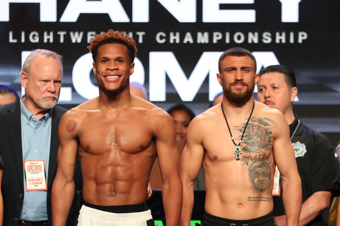 Девин Хэйни и Василий Ломаченко