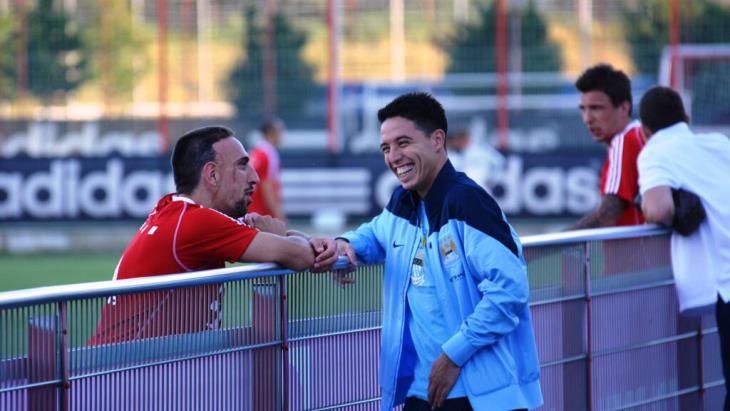 Франк Рибери и Самир Насри готовятся сыграть на Кубке Ауди