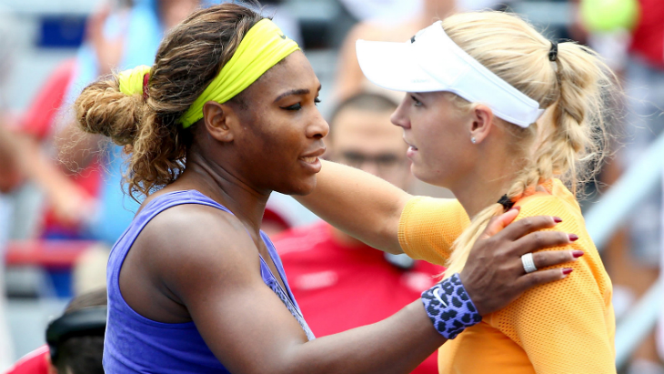 Серена Уильямс и Каролина Возняцки