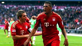 Радость футболистов «Баварии» Радость футболистов «Баварии»