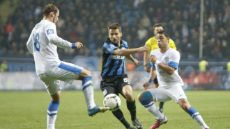 Сергей Политыло в окружении Романа Зозули и Жулиано