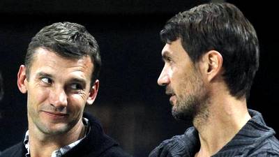 Андрей Шевченко и Паоло Мальдини, который тоже может вернуться в «Милан»