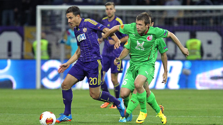 Первый матч с «Марибором» для «Рубина» сложился непросто