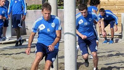 Футболисты «Волги» в Турции