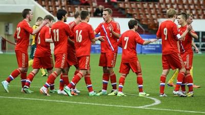 Футболисты сборной России