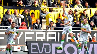 Менхенгладбахская «Боруссия» удержала победный счет в матче с вице-чемпионом Германии