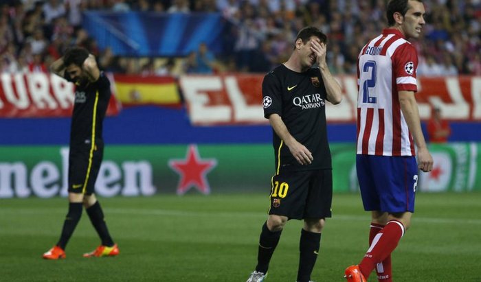 Вылет от «Атлетико» стал ударом для «Барселоны»
