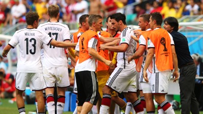 Бундесмашина празднует победу