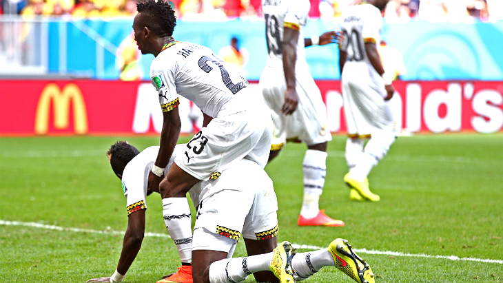 Сборная Ганы устраивала цирк и на поле, и за его пределами