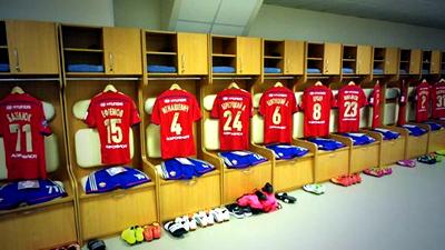 Раздевалка ЦСКА