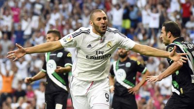 Карим Бензема стал автором первого мяча