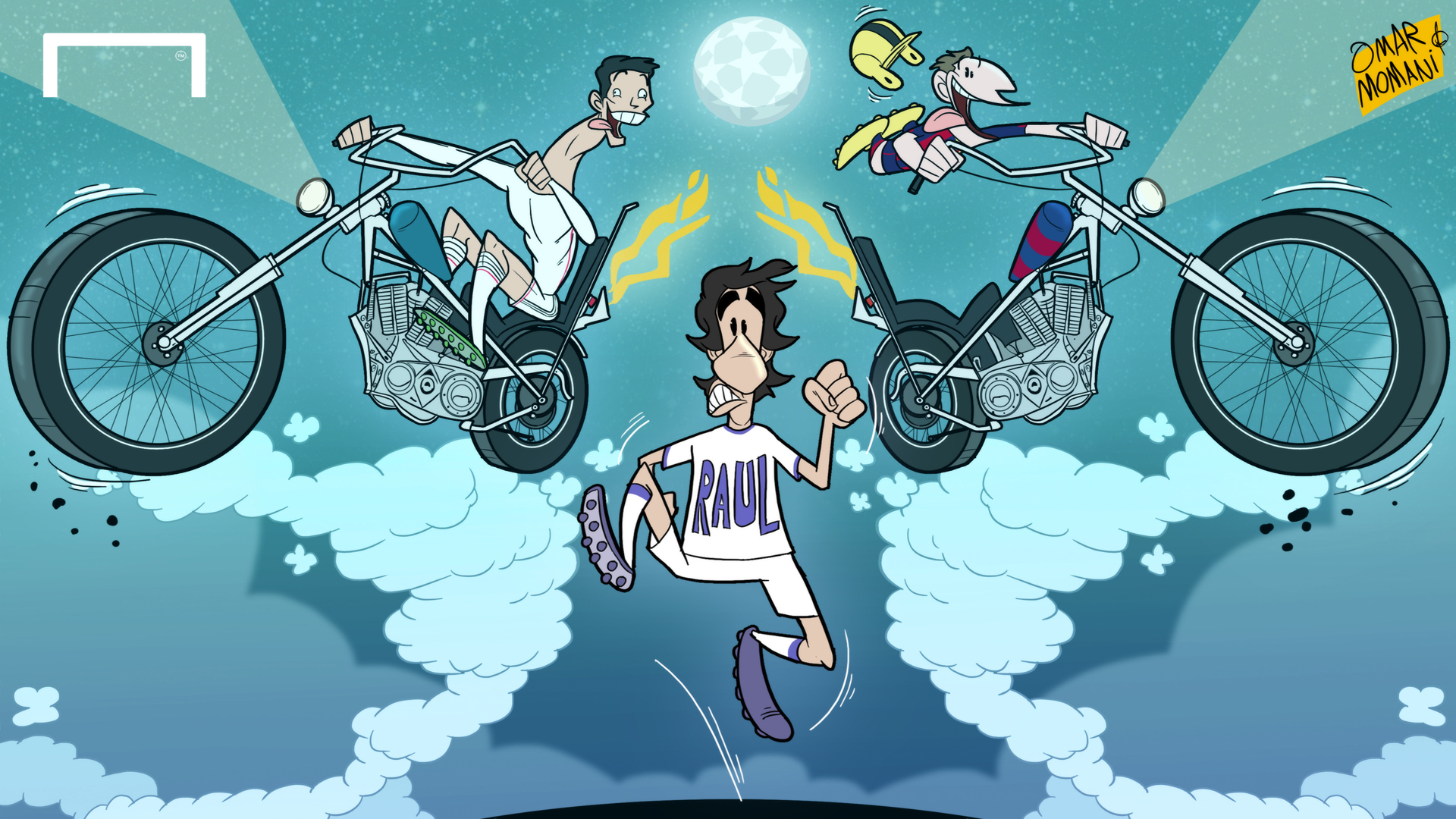 Роналду и Месси в погоне за Раулем и бомбардирским первенством в ЛЧ от Омара Момани