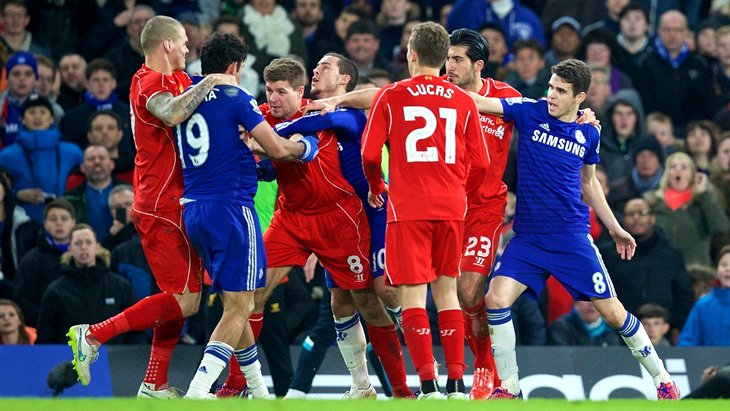 Эмоции во время матча «Челси» — «Ливерпуль»