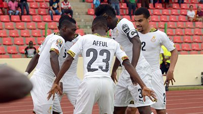 Футболисты сборной Ганы