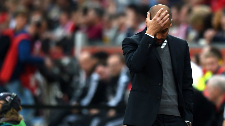 Реакция Пепа Гвардиолы на игру «Баварии»