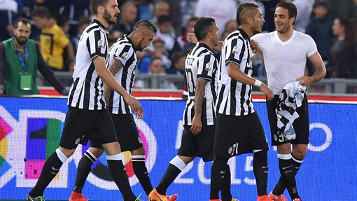 Радость футболистов «Ювентуса»