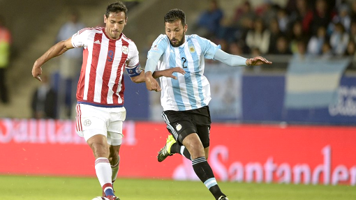 Эсекьель Гарай (справа) и Роке Санта Крус