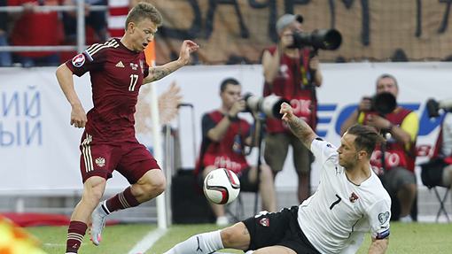 Сборная России проиграла Австрии