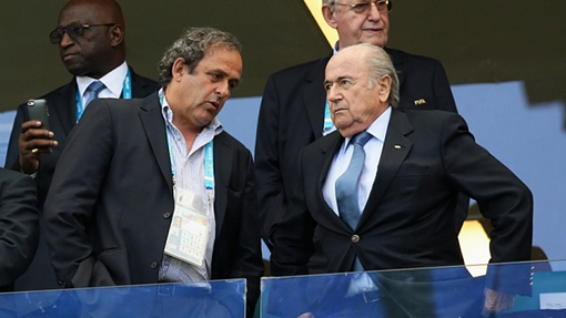 Мишель Платини и Йозеф Блаттер