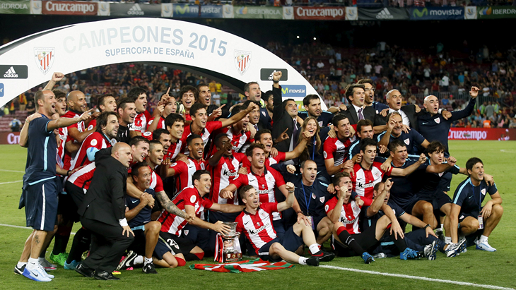«Атлетик» отпраздновал громкую победу в Суперкубке Испании