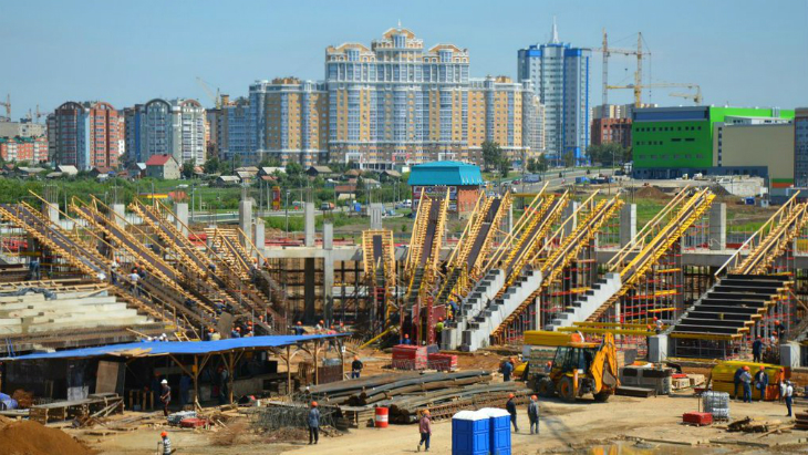 Стройка в Саранске