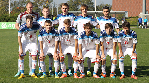 Футболисты молодежной сборной России