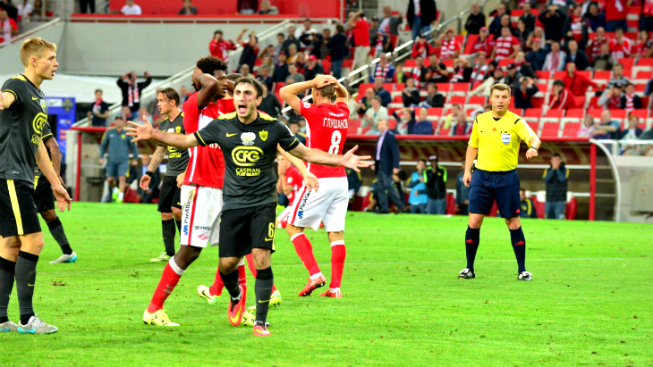 «Анжи» празднует успех в Москве