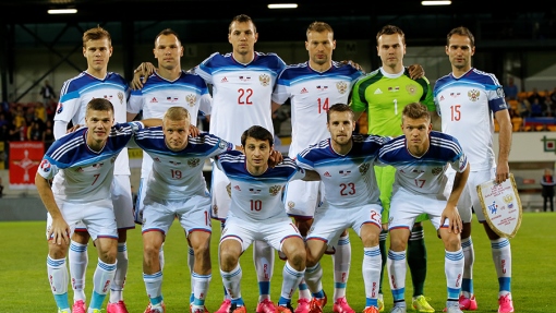 Футболисты сборной России