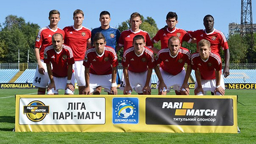 Футболисты запорожского «Металлурга»