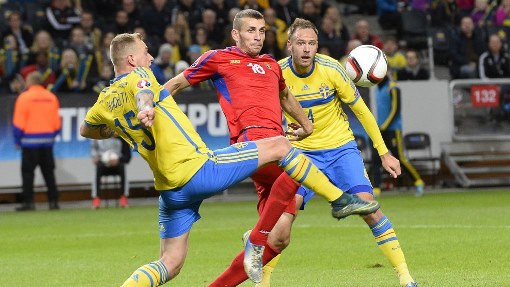 Фрагмент матча в Стокгольме