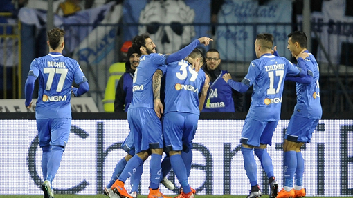 Радость футболистов «Эмполи»