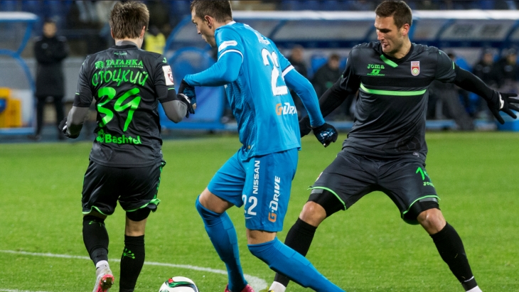 «Зенит» потерял очки на «Петровском»