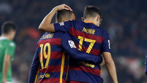 Мунир Эль-Хаддади и Сандро Рамирес