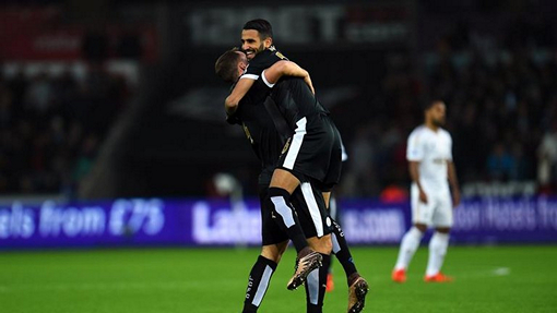 Радость футболистов «Лестера»