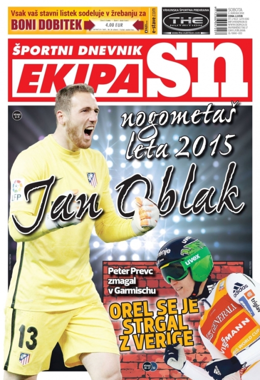 Облак — игрок года в Словении