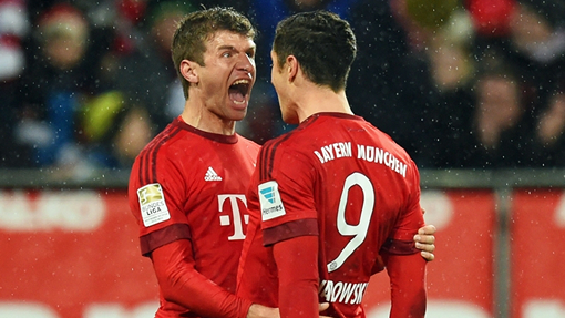 Томас Мюллер и Роберт Левандовски