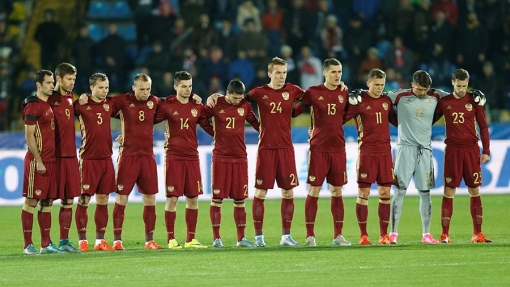 Футболисты сборной России