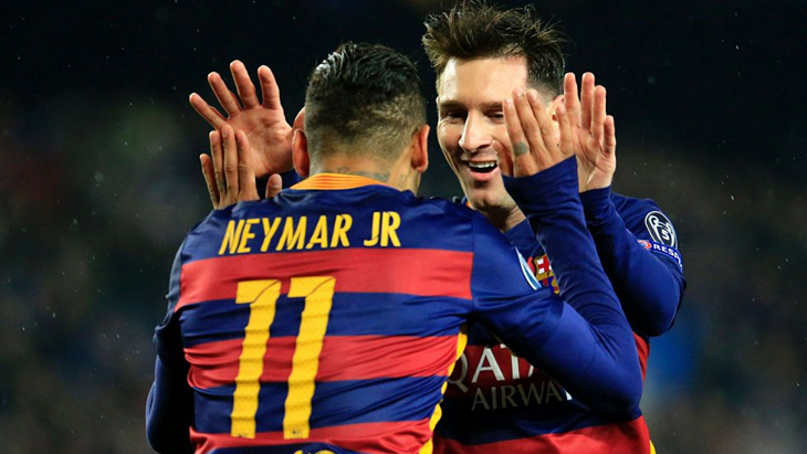 Неймар и Месси