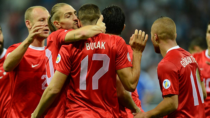 Футболисты сборной Турции