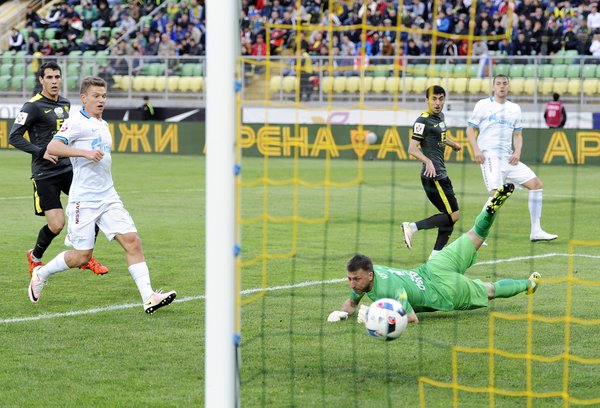 Артем Дзюба забивает гол